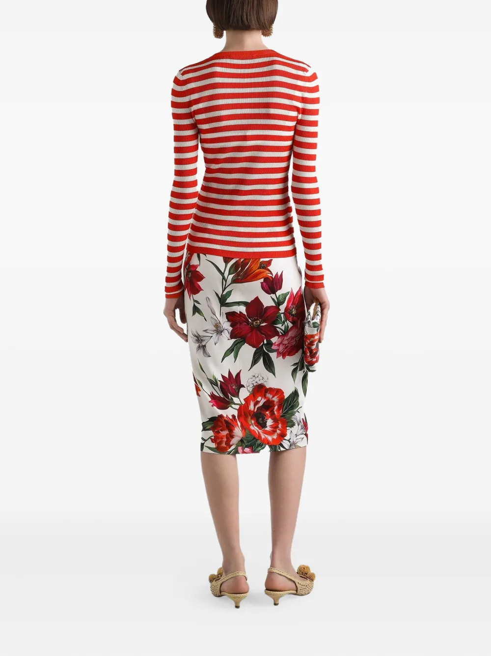 Dolce & Gabbana Gestreept vest Rood