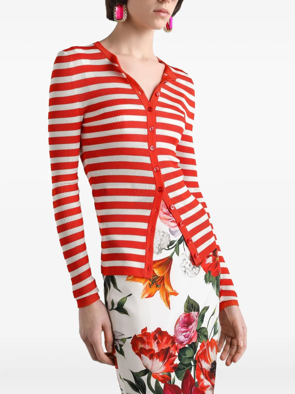 Dolce & Gabbana Gestreept vest Rood