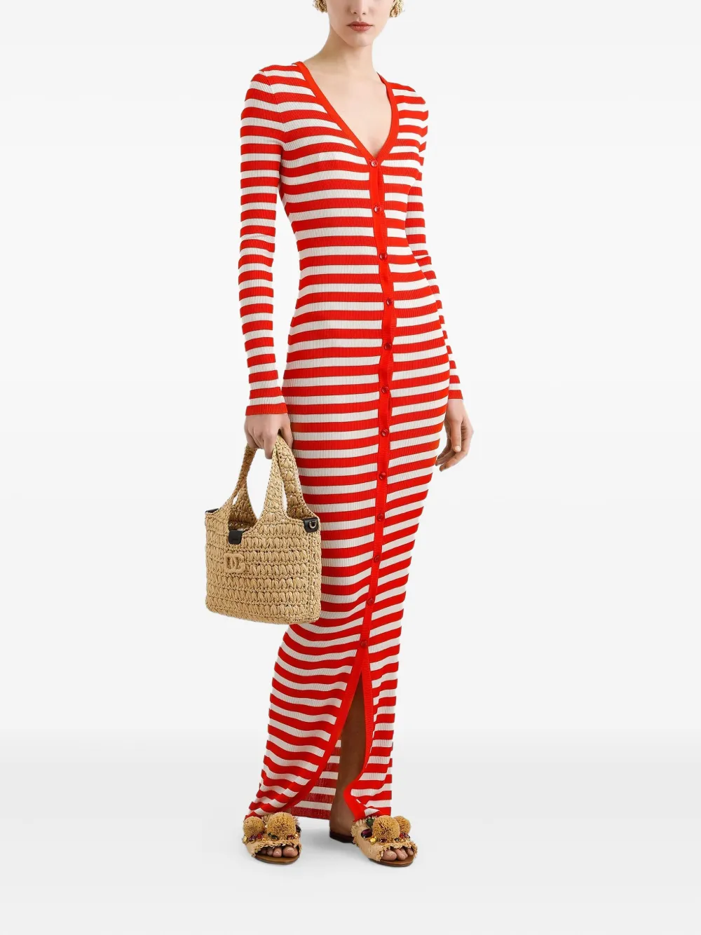 Dolce & Gabbana robe en maille à rayures | Robes en maille | Image 2