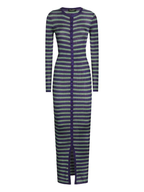 Dolce & Gabbana striped knitted dress