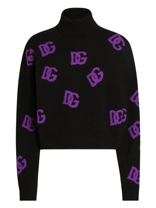 AW03 D&G Dolce&Gabbana hip hop ニット Dolce & Gabbana DGロゴ セーター | ブラック | FARFETCH JP