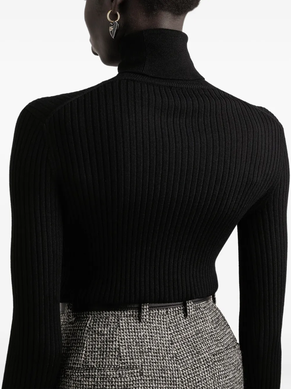 Dolce & Gabbana Geribbelde sweater Zwart
