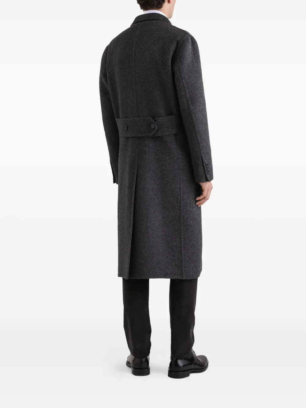 Dolce & Gabbana double-breasted wool coat Grijs