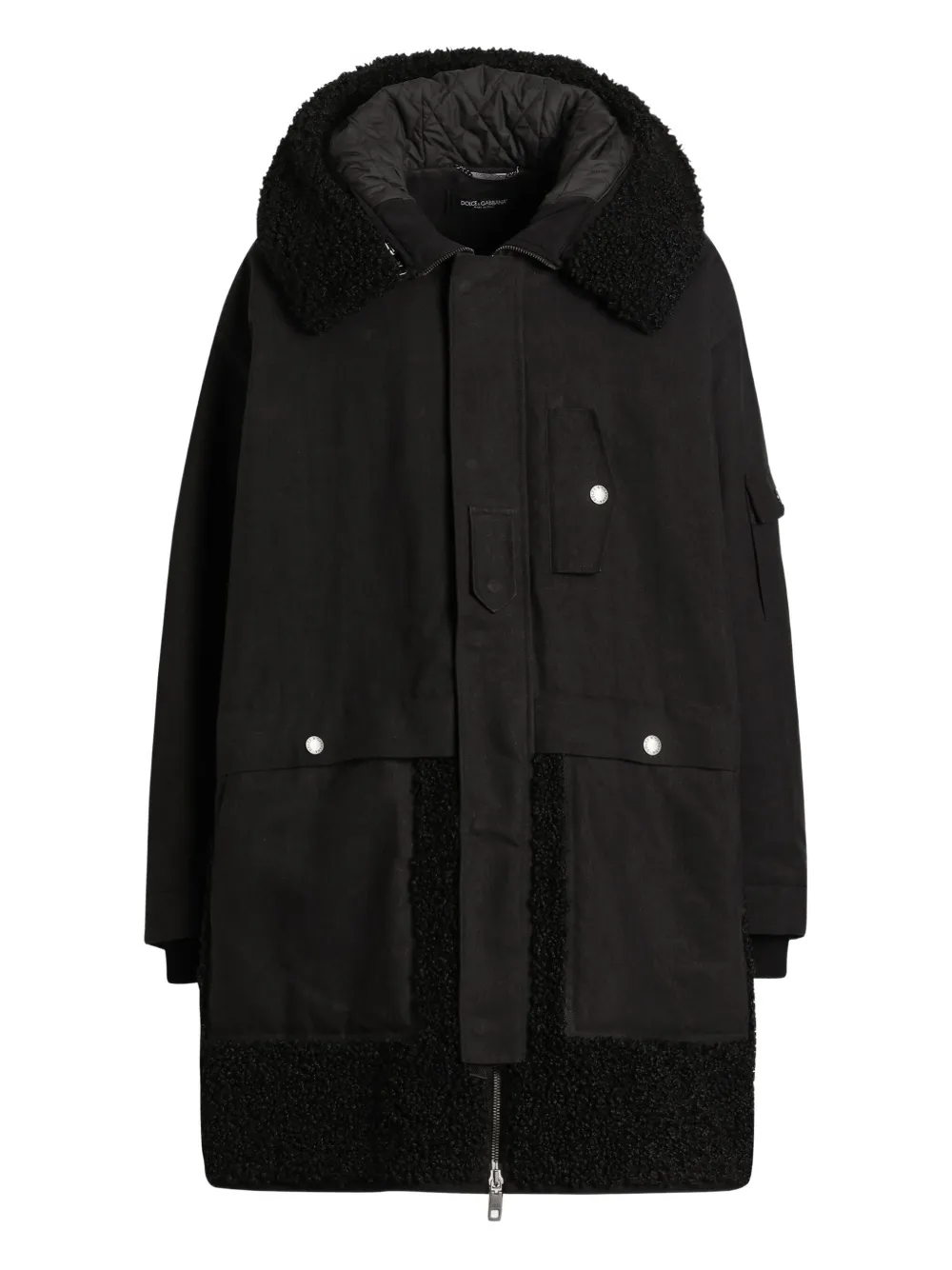 Dolce & Gabbana parka con capucha | negro | Image 1