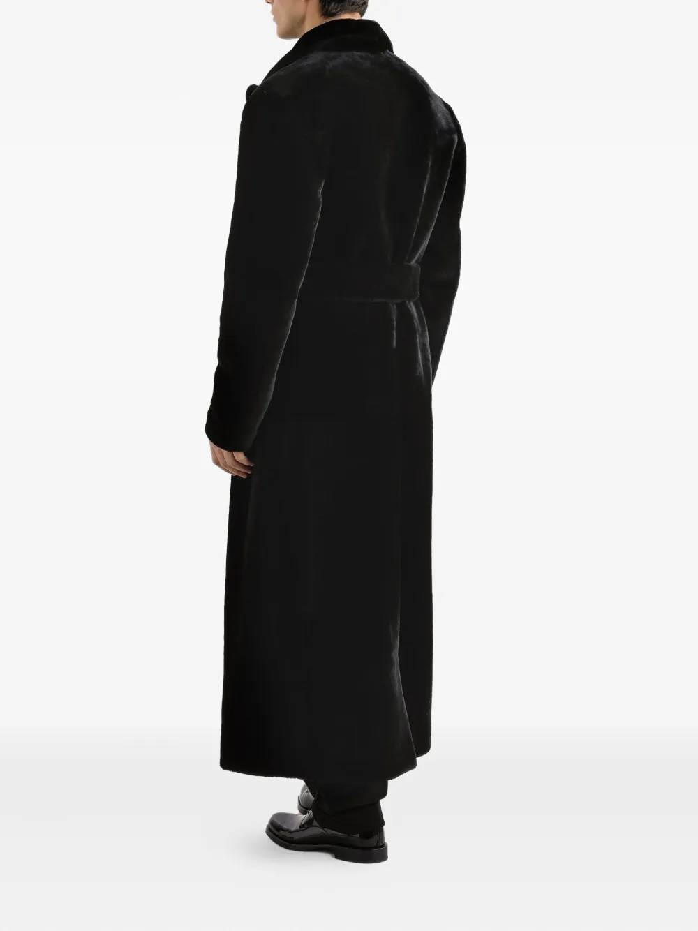 Dolce & Gabbana Lammy coat Zwart