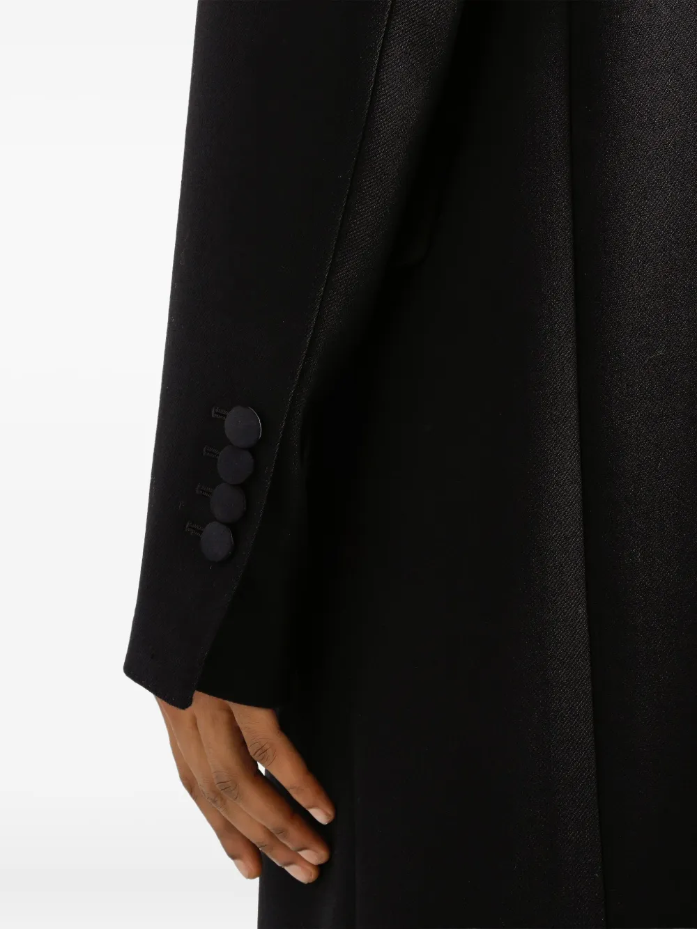 Dolce & Gabbana Unlined Double-breasted Coat In Multi