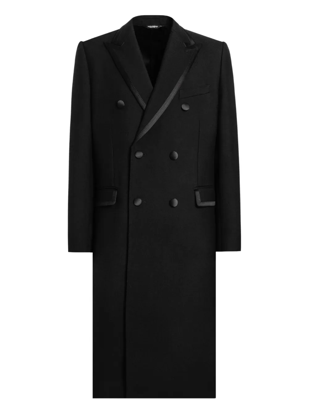 Dolce & Gabbana Unlined Double-breasted Coat In Multi