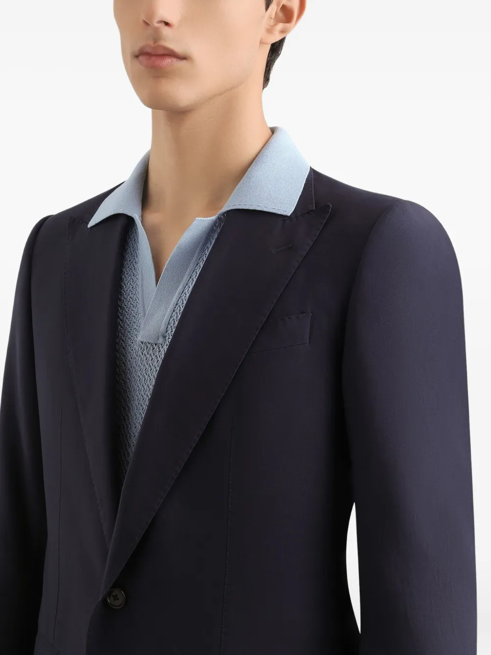 Dolce & Gabbana Colbert met puntige revers Blauw