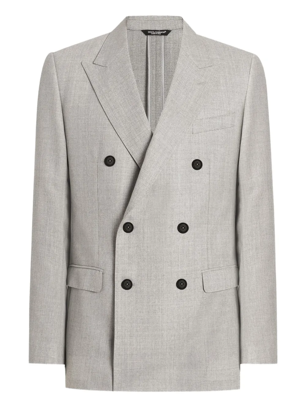 Dolce & Gabbana Jack met dubbele rij knopen Grijs