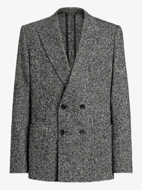 Dolce & Gabbana blazer con motivo de espiga