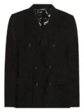 Dolce & Gabbana Sicilia double-breasted blazer - Black