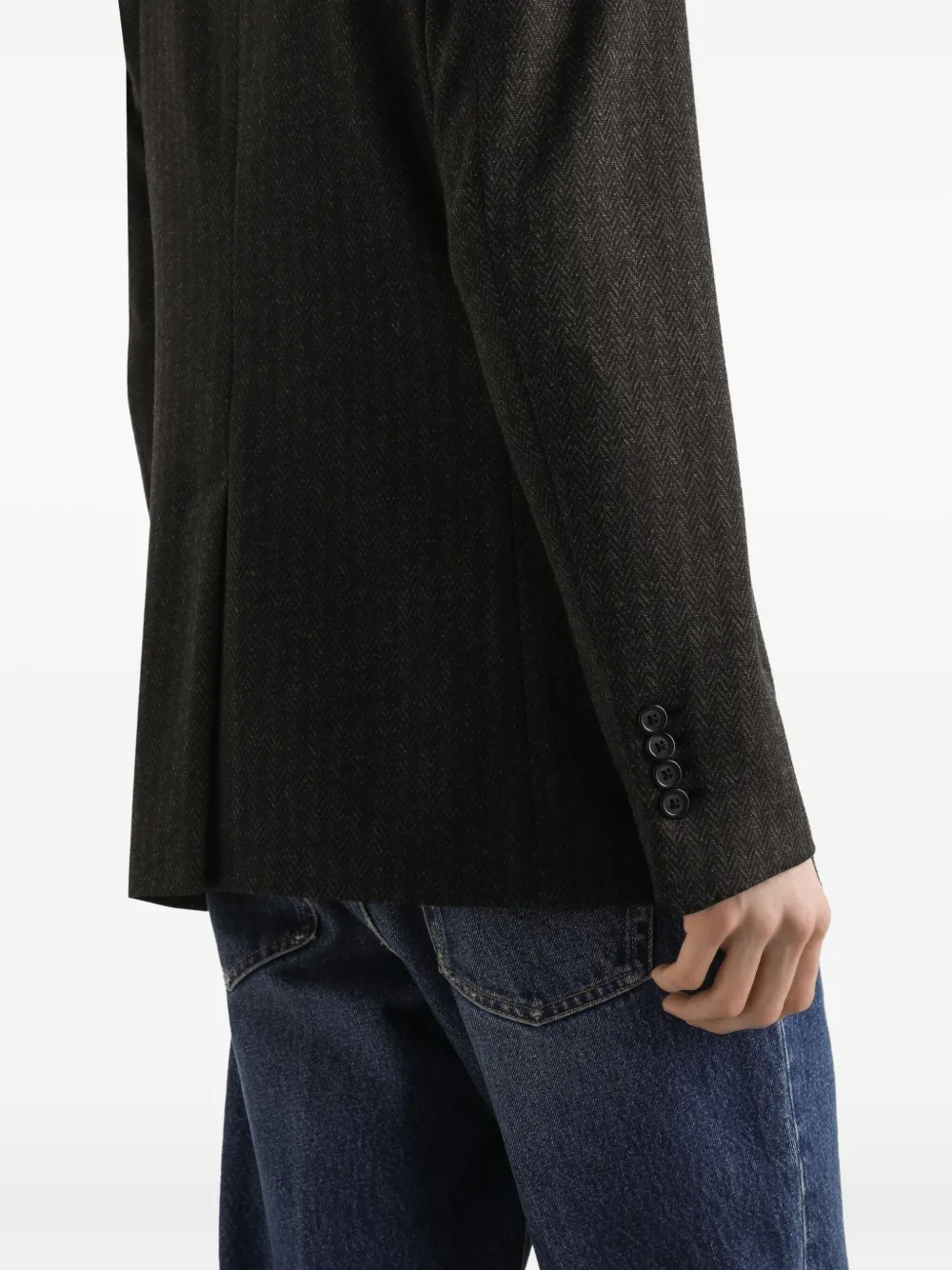 Dolce & Gabbana Blazer met krijtstreep Grijs