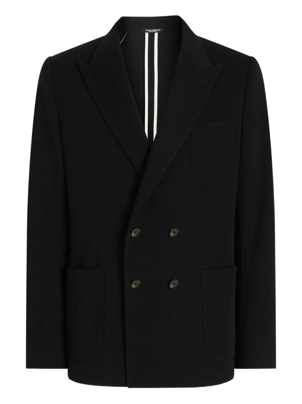Dolce & Gabbana Blazer met dubbele rij knopen Blauw