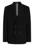 Dolce & Gabbana double-breasted silk blazer - Blue