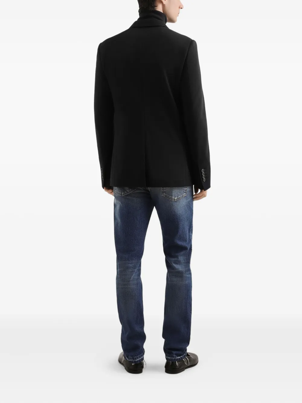 Dolce & Gabbana Blazer met dubbele rij knopen Blauw