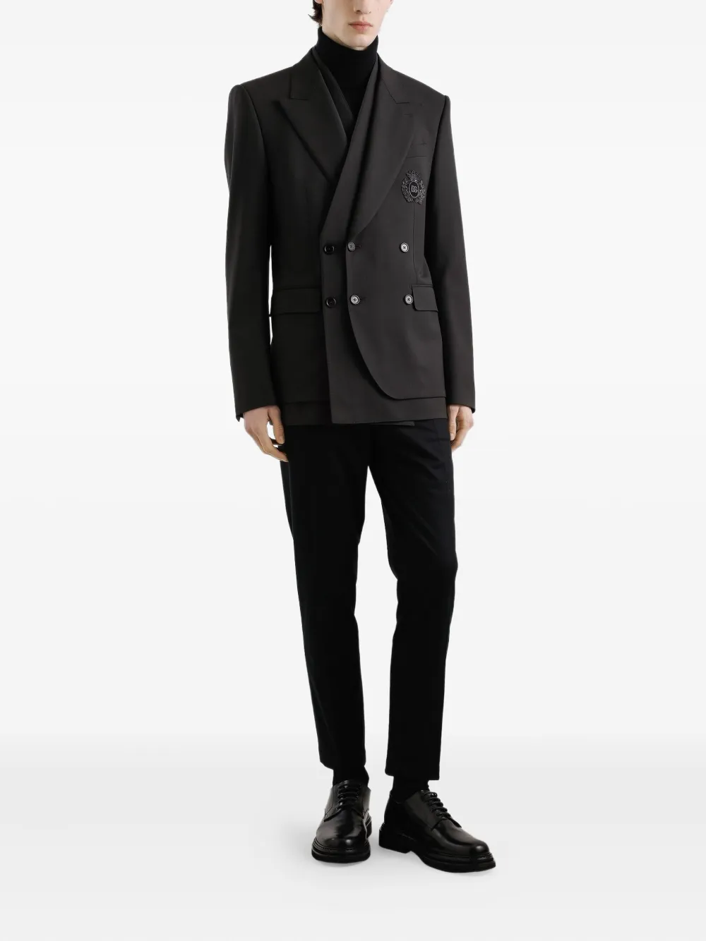 Dolce & Gabbana double-breasted emblem blazer | Blazers | Image 2