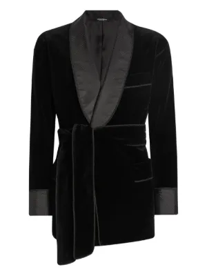 Dolce & Gabbana Velvet Blazer | Black | FARFETCH