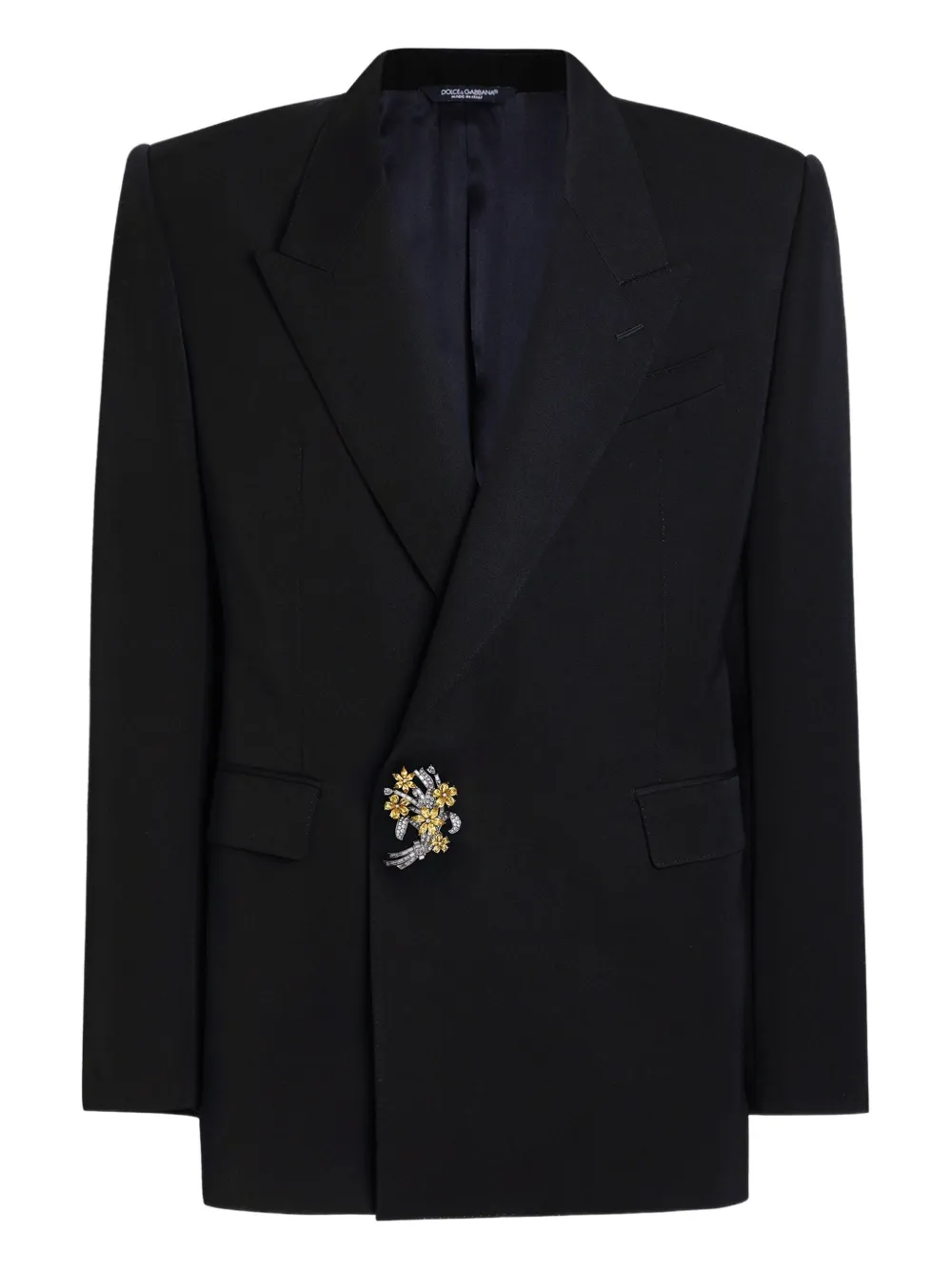 Dolce & Gabbana embellished double-breasted jacket | Black | Image 1
