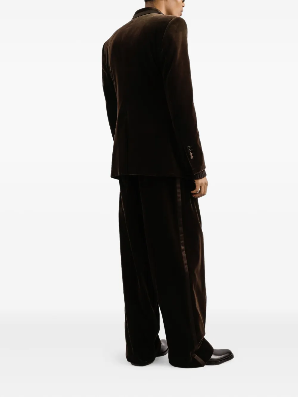 Dolce & Gabbana Fluwelen gilet Bruin