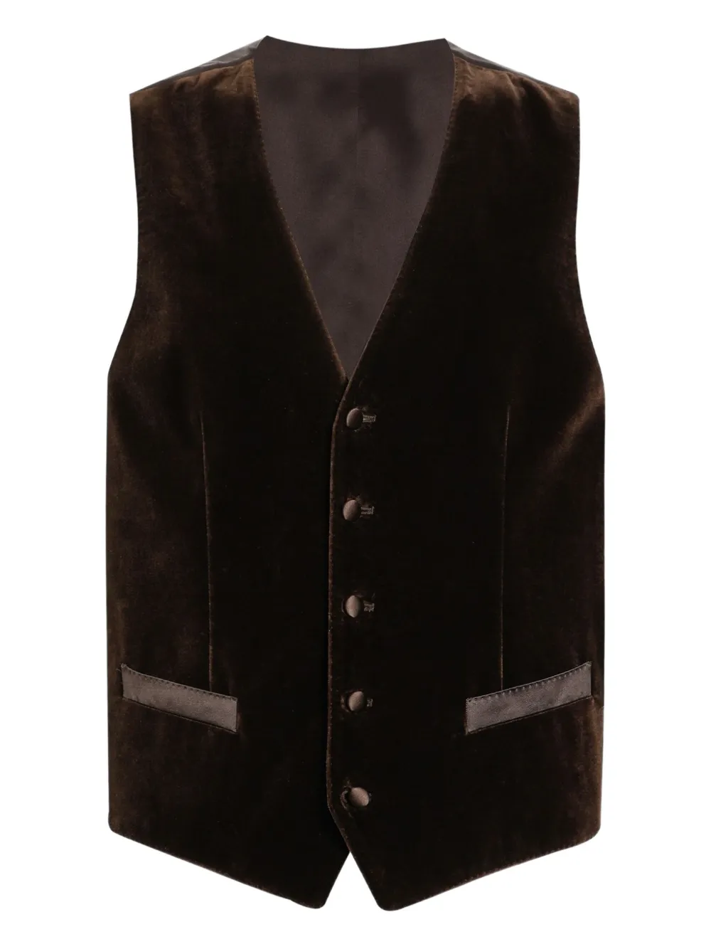 Dolce & Gabbana velvet waistcoat | Brown | Image 1