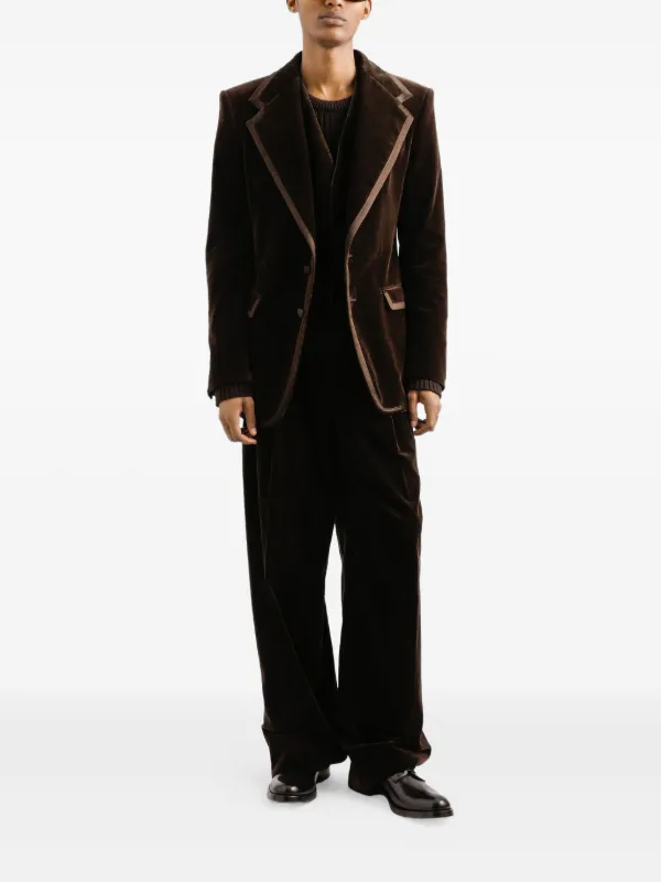 Dolce & Gabbana ベルベット ベスト | ブラウン | FARFETCH JP