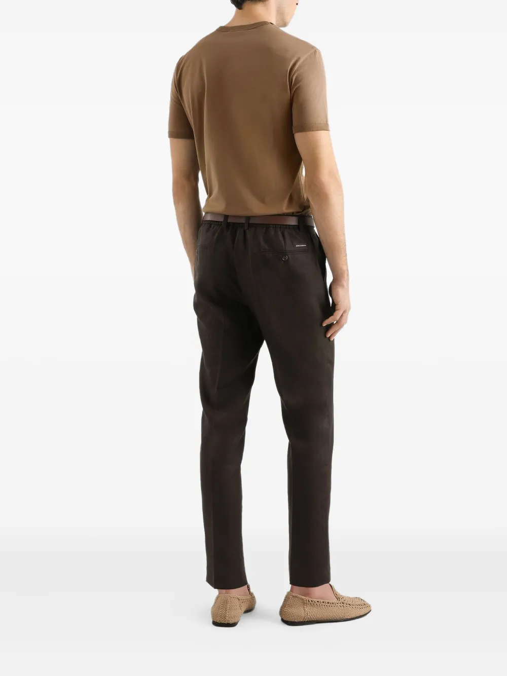 Dolce & Gabbana T-shirt met ronde hals Bruin