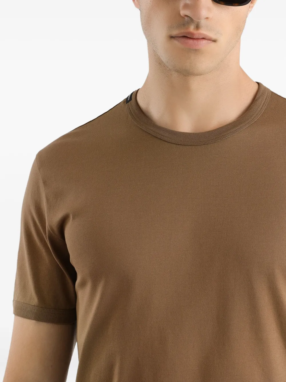 Dolce & Gabbana T-shirt met ronde hals Bruin