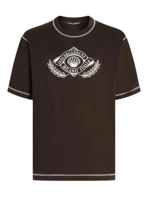 Dolce & Gabbana logo-stamp T-shirt