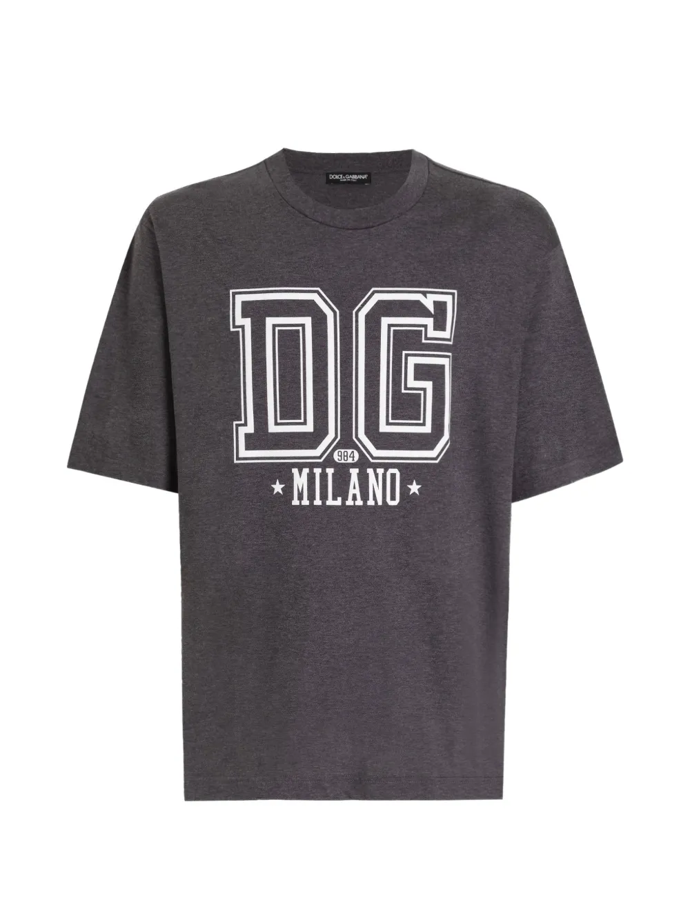 Dolce & Gabbana Felpa con stampa e cappuccio - Nero