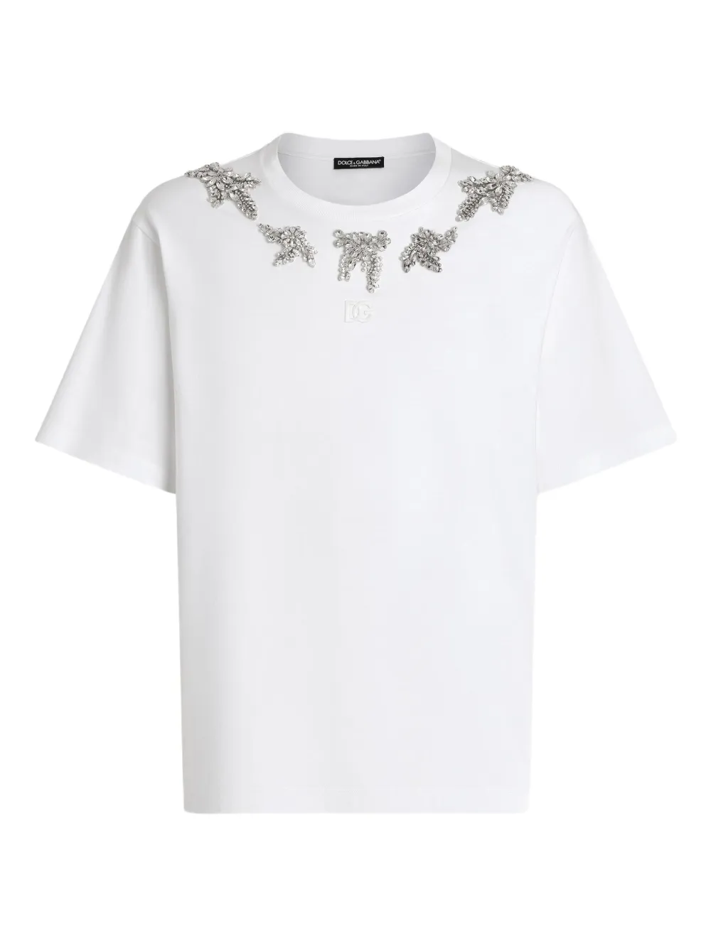 Dolce & Gabbana playera con detalles de cristal | blanco | Image 1