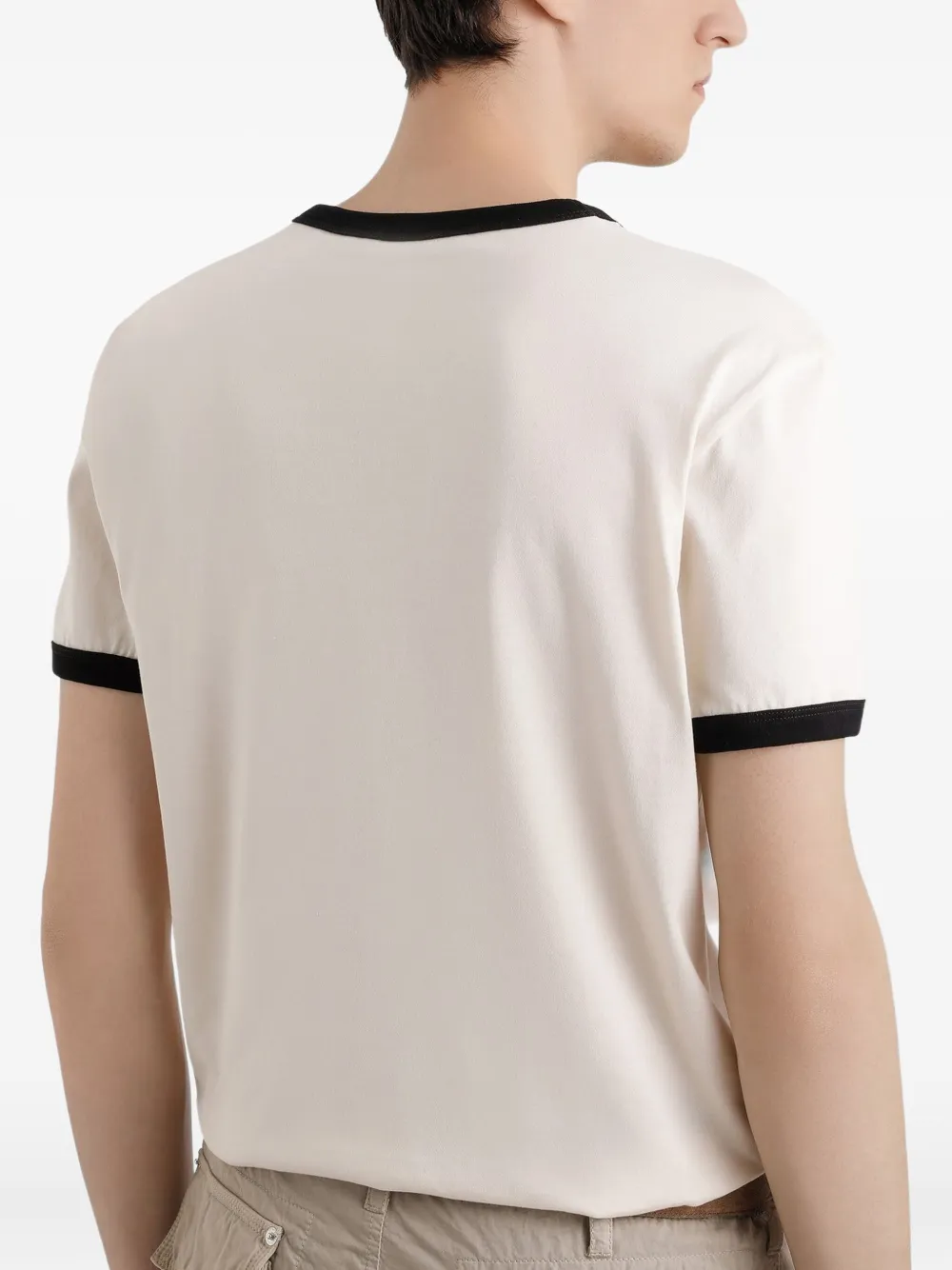 Dolce & Gabbana T-shirt met grafische print Beige