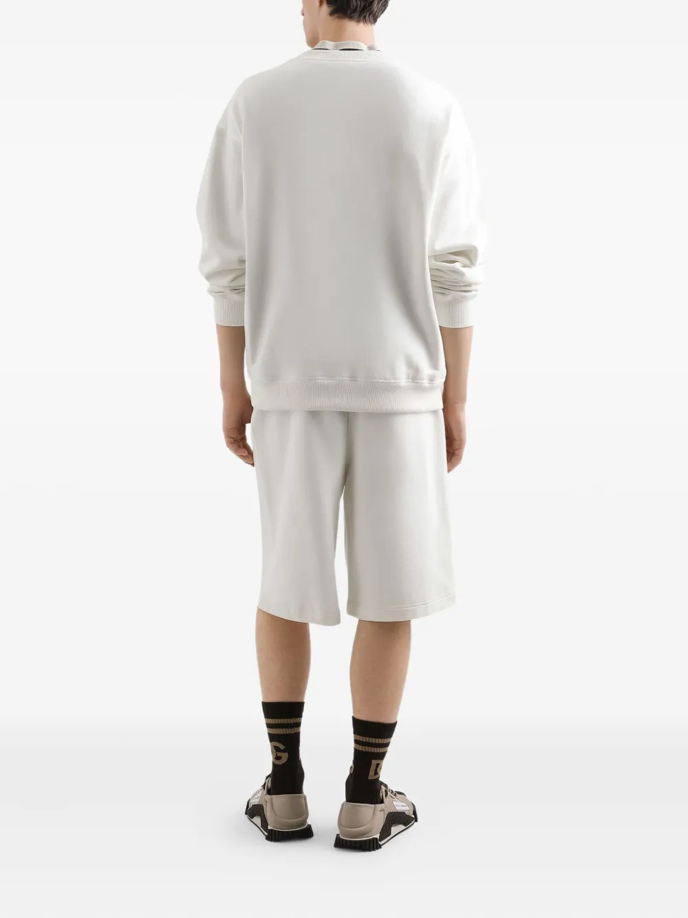 Dolce & Gabbana T-shirt met geborduurd logo Bruin