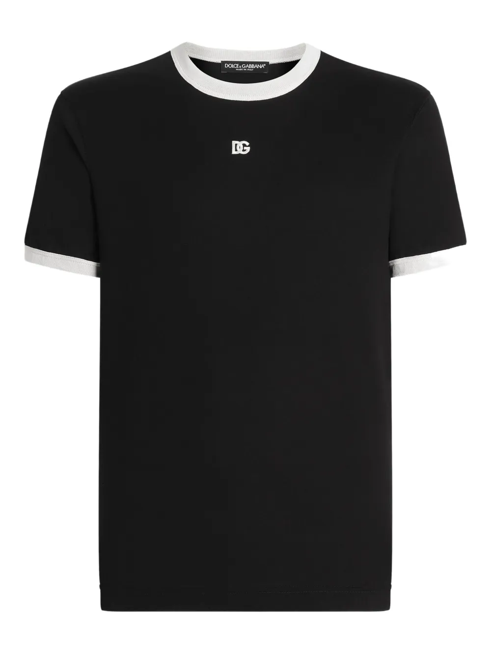 Dolce & Gabbana T-shirt met geborduurd logo Zwart