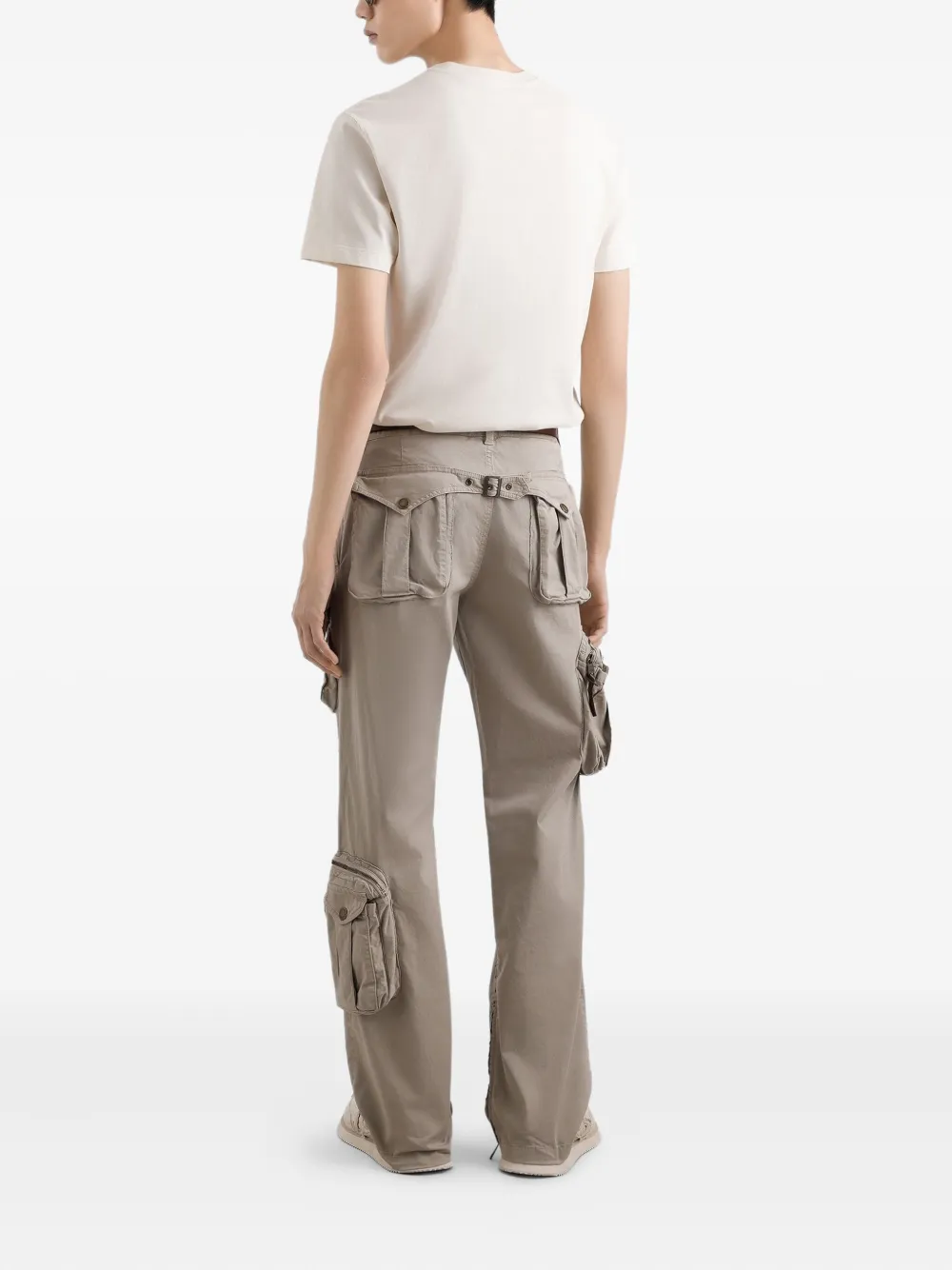 Dolce & Gabbana T-shirt met logopatch Beige