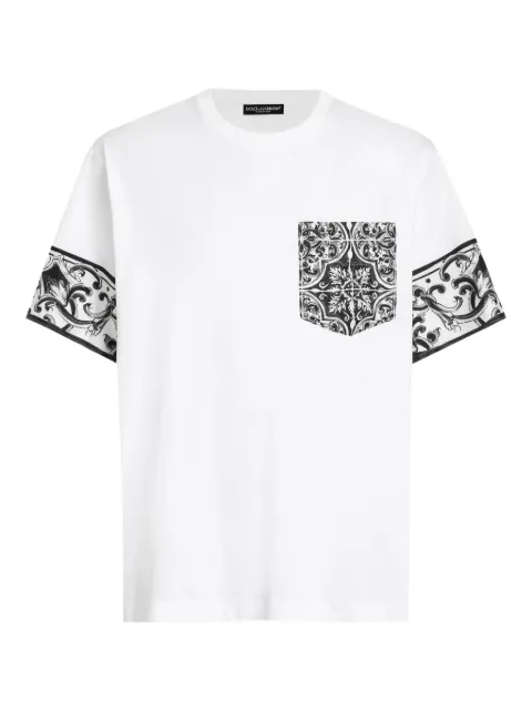 Dolce & Gabbana playera con estampado Mayólica