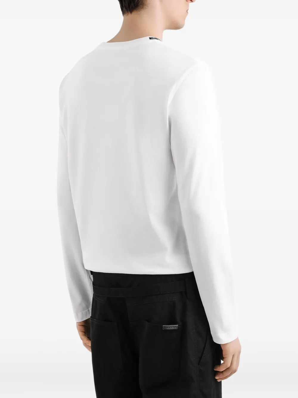 Dolce & Gabbana Katoenen T-shirt met logoprint Wit