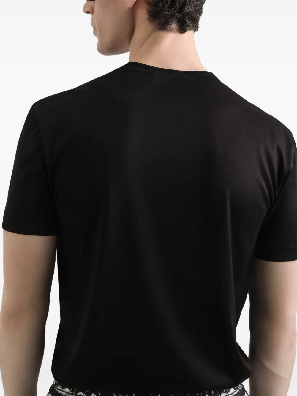 Dolce & Gabbana Zijden T-shirt Zwart