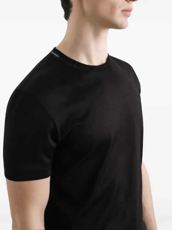 Tシャツ・カットソー DOLCE & GABBANA Black Silk T-Shirt Dolce & Gabbana Silk t-shirt | Black | FARFETCH PL