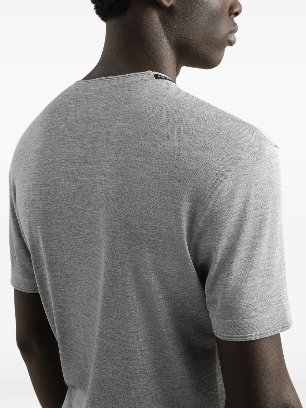 Dolce & Gabbana Zijden T-shirt Grijs