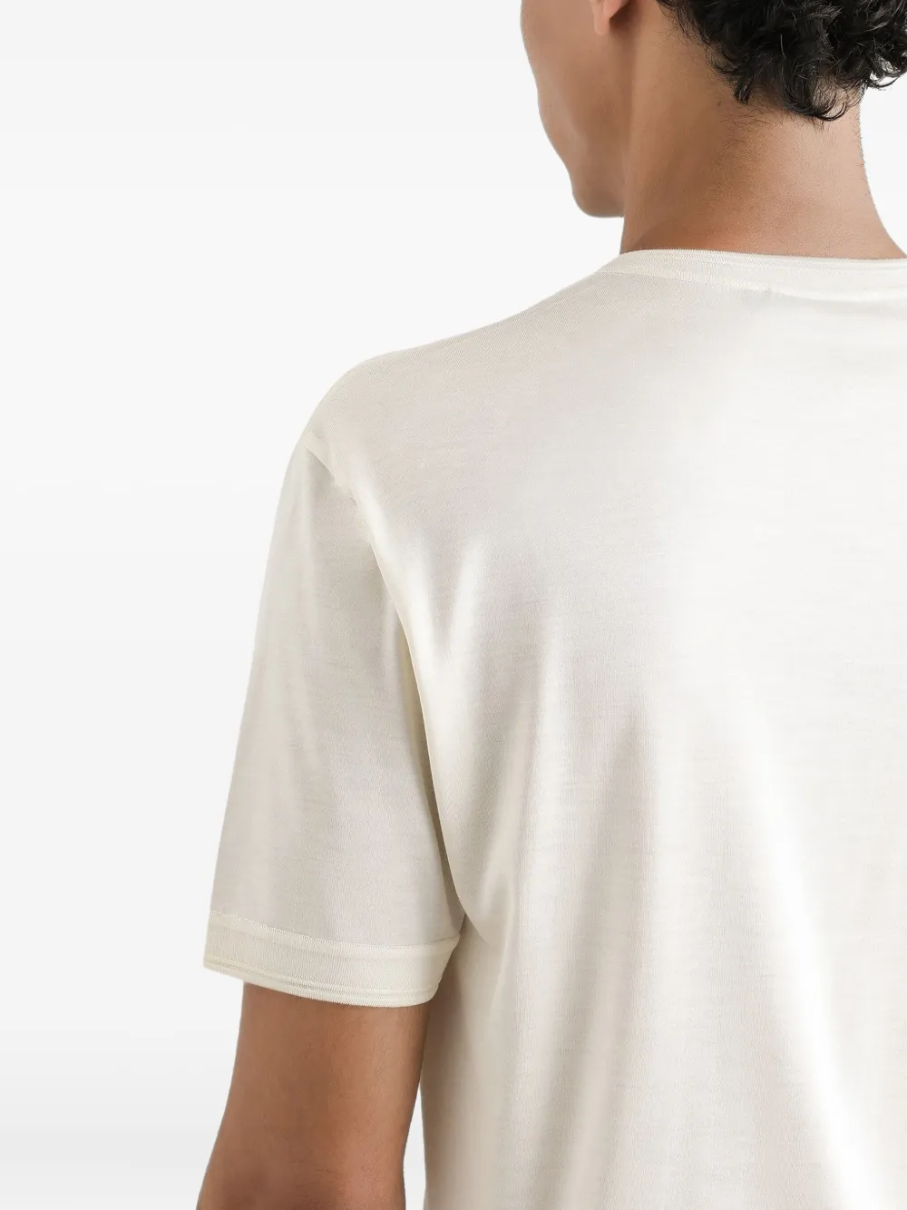 Dolce & Gabbana logo-detail crew-neck t-shirt Wit