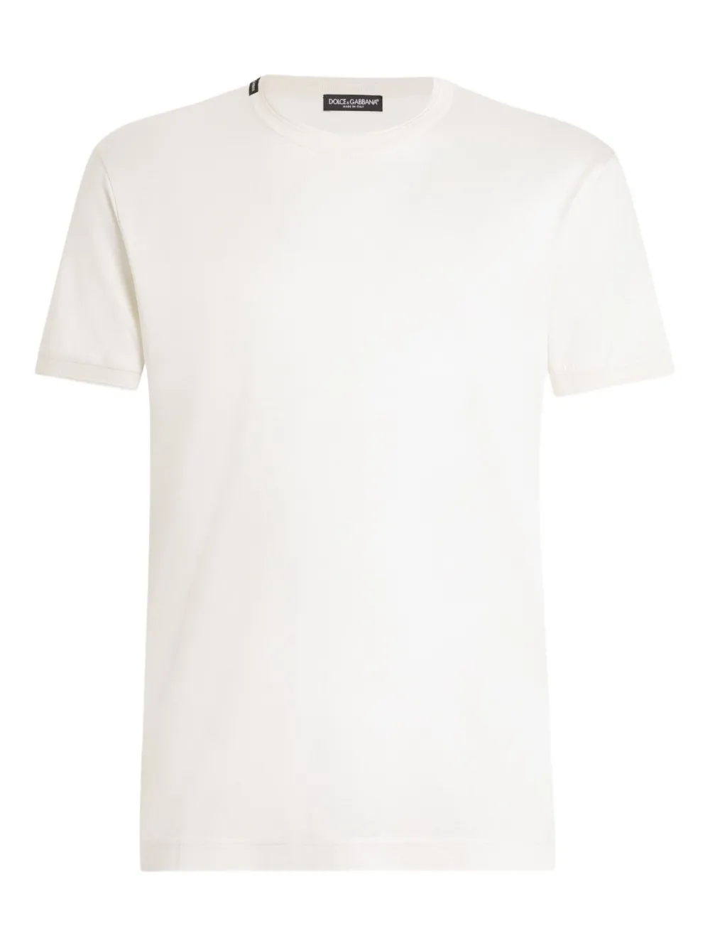 Dolce & Gabbana logo-detail crew-neck t-shirt Wit