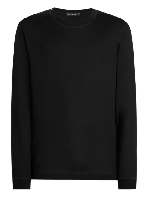 Dolce & Gabbana long-sleeve cotton T-shirt
