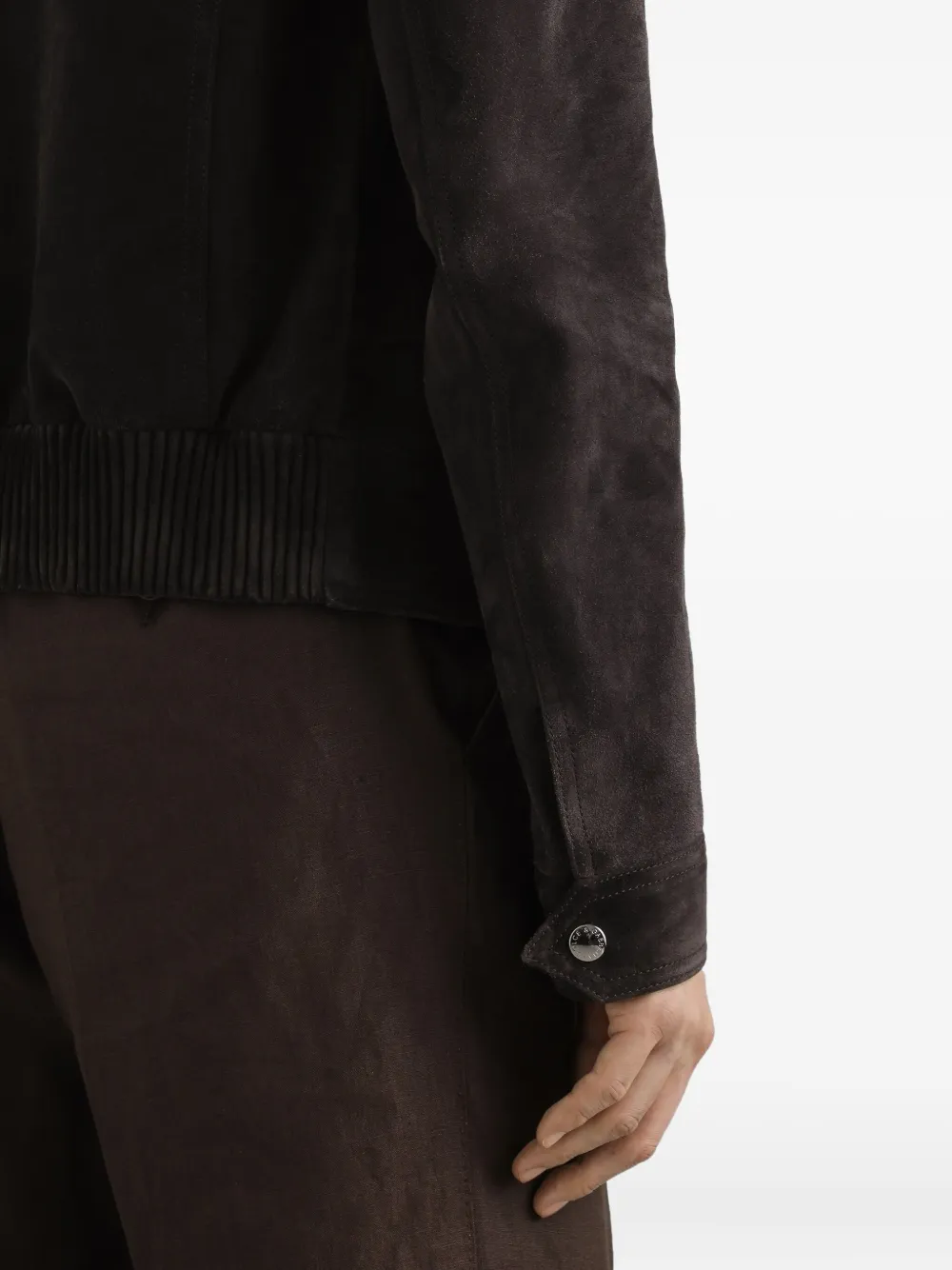 Dolce & Gabbana Suède jack Bruin