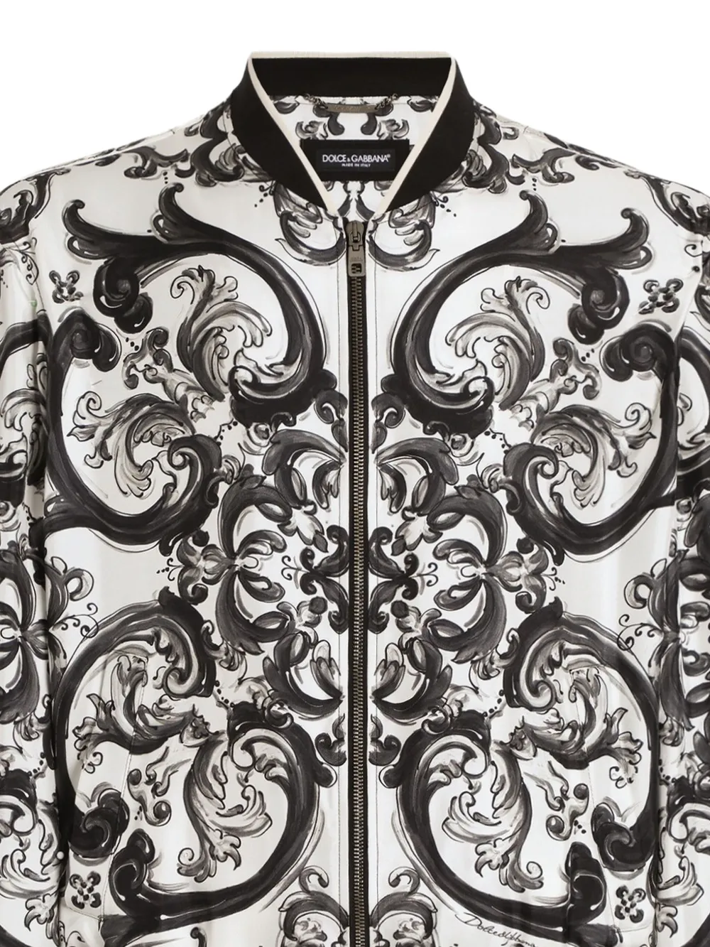 Dolce & Gabbana maiolica pattern bomber jacket | Bomber Jackets | Image 2