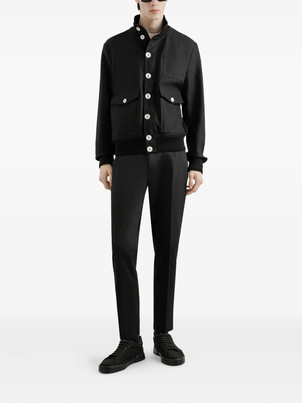 Dolce & Gabbana multi-pocket button-up jacket | Bomber Jackets | Image 2