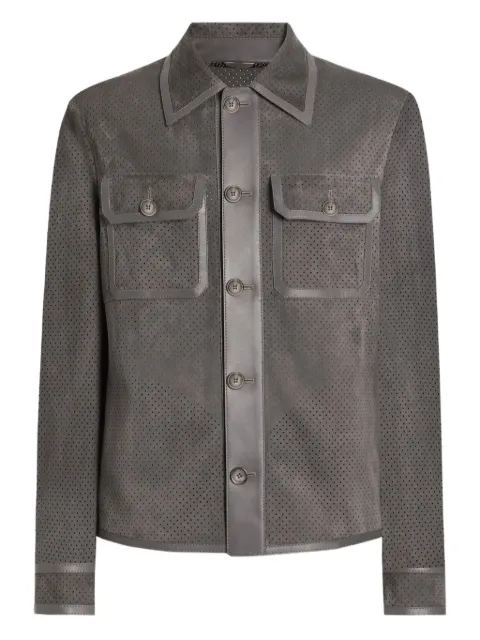 Dolce & Gabbana lamb-suede jacket