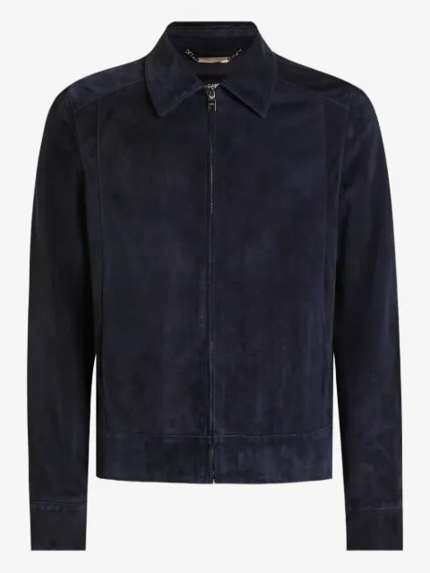 Dolce & Gabbana lamb-suede jacket