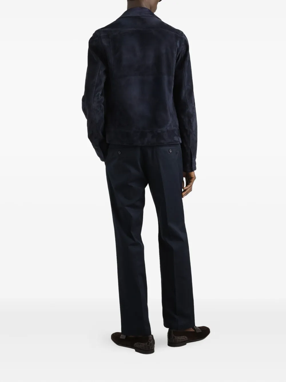 Dolce & Gabbana Jack van lamsleer-suède Blauw
