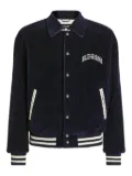 Dolce & Gabbana corduroy varsity jacket - Blue