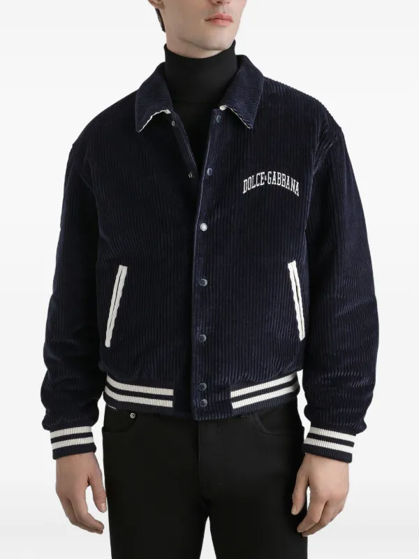 Dolce & Gabbana コーデュロイ ジャケット | ブルー | FARFETCH JP